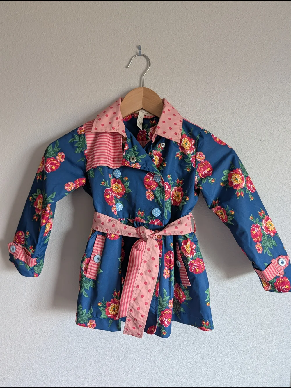 Matilda Jane Mixed Print Belted Trench